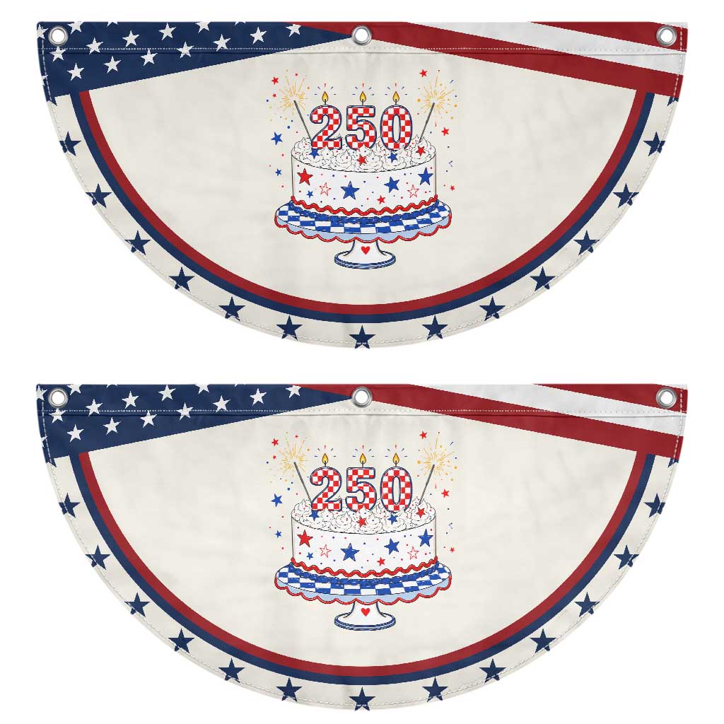 USA 250th Anniversary Birthday Cake Party Gift Patriotic Fan Flag TS12 2pcs pack Classic Beige Print Your Wear