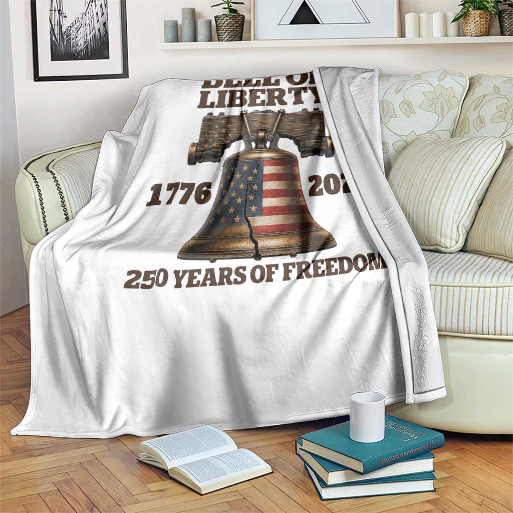 Liberty Bell 250th Anniversary Throw Blanket American Pride Gift TS12 Print Your Wear