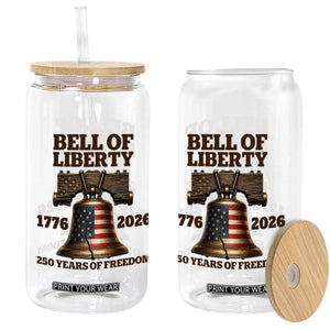 Liberty Bell 250th Anniversary Glass Can American Pride Gift TS12 Print Your Wear