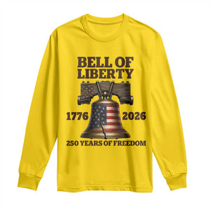Liberty Bell 250th Anniversary Long Sleeve Shirt American Pride Gift TS12 Daisy Print Your Wear