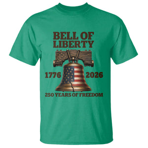 Liberty Bell 250th Anniversary T Shirt American Pride Gift TS12 Irish Green Print Your Wear