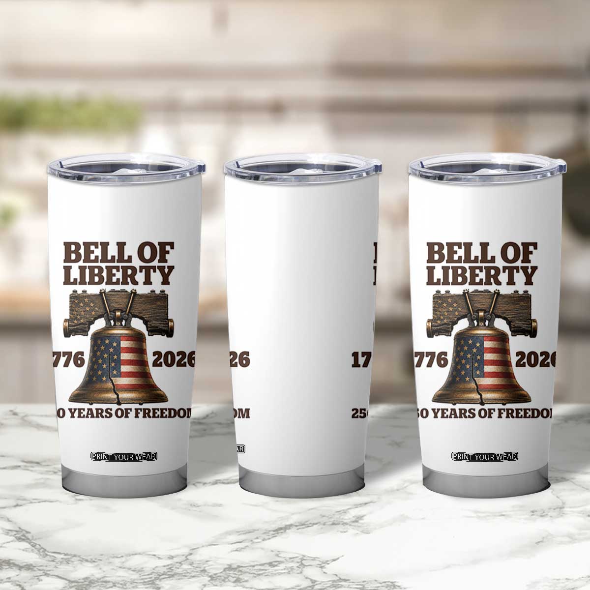 Liberty Bell 250th Anniversary Tumbler Cup American Pride Gift TS12 Print Your Wear
