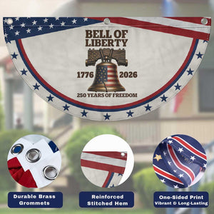Liberty Bell 250th Anniversary Patriotic Fan Flag American Pride Gift TS12 Print Your Wear