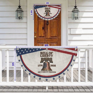 Liberty Bell 250th Anniversary Patriotic Fan Flag American Pride Gift TS12 Print Your Wear
