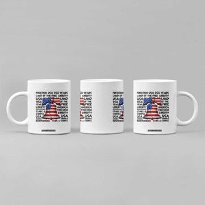 250 Years Of Freedom Coffee Mug Red White Blue Liberty Bell TS12 Print Your Wear