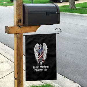 Saint Michael Protect Us American Christian Heritage Garden Flag Catholic Faith Gift TS12 Print Your Wear