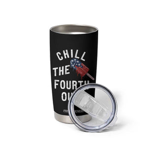 American Flag Popsicle Tumbler Cup Chill The Fourth Out TS12 Print Your Wear