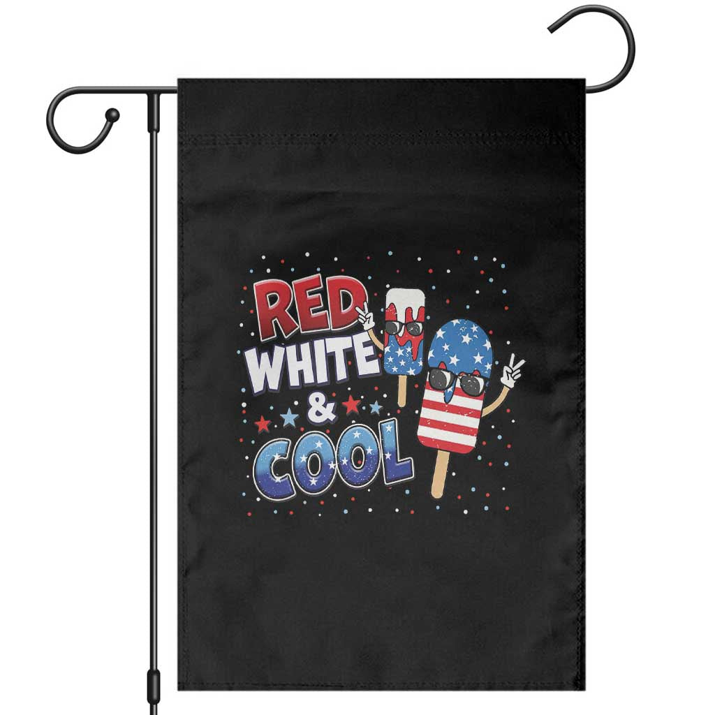 American Flag Popsicle Garden Flag Red White And Cool TS12 Black Print Your Wear