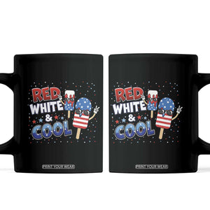 American Flag Popsicle Coffee Mug Red White And Cool TS12 Black Print Your Wear