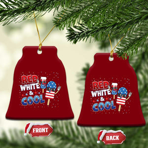 American Flag Popsicle Ceramic Ornament Red White And Cool TS12 Print Your Wear