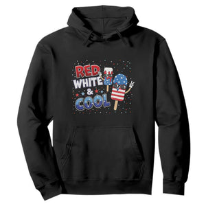 American Flag Popsicle Hoodie Red White And Cool TS12 Black Print Your Wear