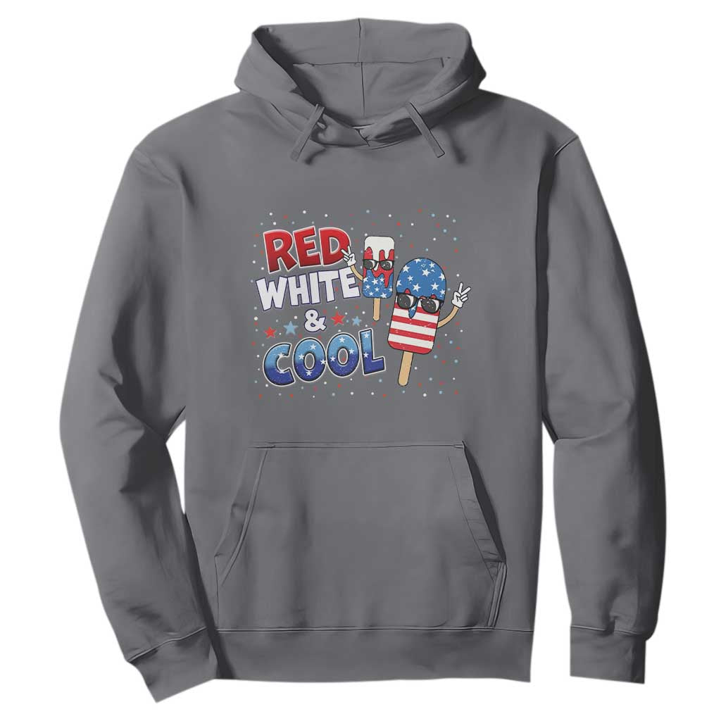 American Flag Popsicle Hoodie Red White And Cool TS12 Charcoal Print Your Wear