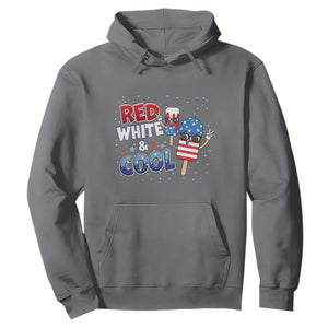 American Flag Popsicle Hoodie Red White And Cool TS12 Charcoal Print Your Wear