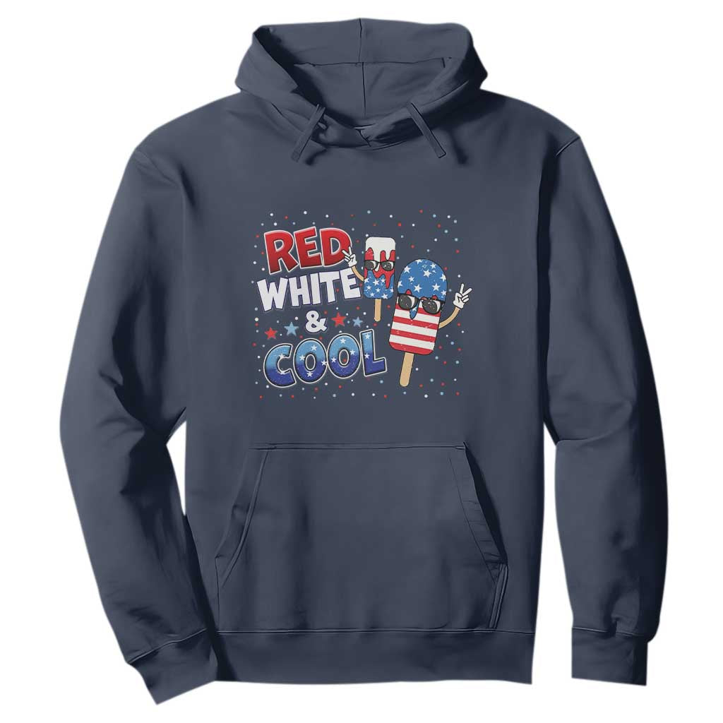 American Flag Popsicle Hoodie Red White And Cool TS12 Navy Print Your Wear