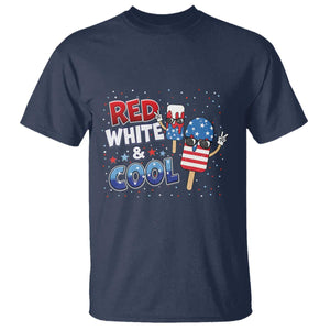 American Flag Popsicle T Shirt Red White And Cool TS12 Navy Print Your Wear