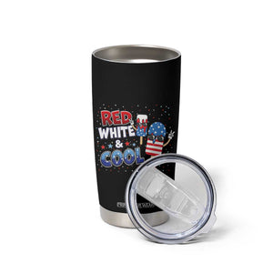 American Flag Popsicle Tumbler Cup Red White And Cool TS12 Print Your Wear