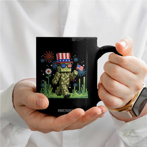 4th Of July Gamer Coffee Mug Pixel Art US Flag Gaming TS12 Print Your Wear