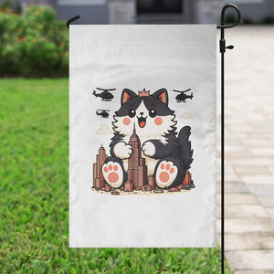 Funny Giant Cat Monster Invades City Garden Flag Cat Lover Gift TS12 Print Your Wear
