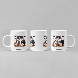 Funny Giant Cat Monster Invades City Coffee Mug Cat Lover Gift TS12 Print Your Wear
