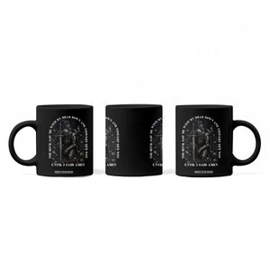 Christian Knight Templar Crusader Coffee Mug The Devil Saw Me With My Head Down And Thought He'd Won TS12 Print Your Wear