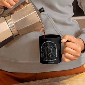 Christian Knight Templar Crusader Coffee Mug The Devil Saw Me With My Head Down And Thought He'd Won TS12 Print Your Wear