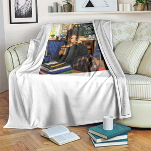 Funny Back To School Doll Face Meme Throw Blanket Coffee Teacher Gift TS12 Print Your Wear