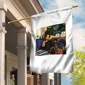 Funny Back To School Doll Face Meme Garden Flag Coffee Teacher Gift TS12 Print Your Wear