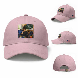 Funny Back To School Doll Face Meme Baseball Cap Coffee Teacher Gift TS12 Baseball Cap Universal Fit Light Pink Print Your Wear