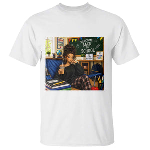 Funny Back To School Doll Face Meme T Shirt Coffee Teacher Gift TS12 White Print Your Wear