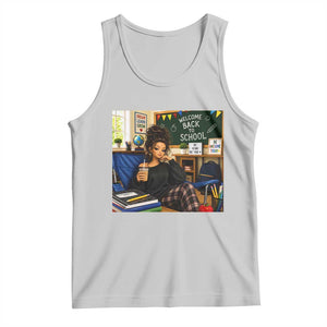 Funny Back To School Doll Face Meme Tank Top Coffee Teacher Gift TS12 Ash Print Your Wear
