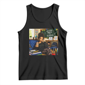Funny Back To School Doll Face Meme Tank Top Coffee Teacher Gift TS12 Black Print Your Wear