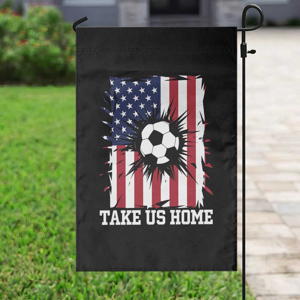 USA Soccer Game Day Garden Flag Take Us Home TS12 Print Your Wear