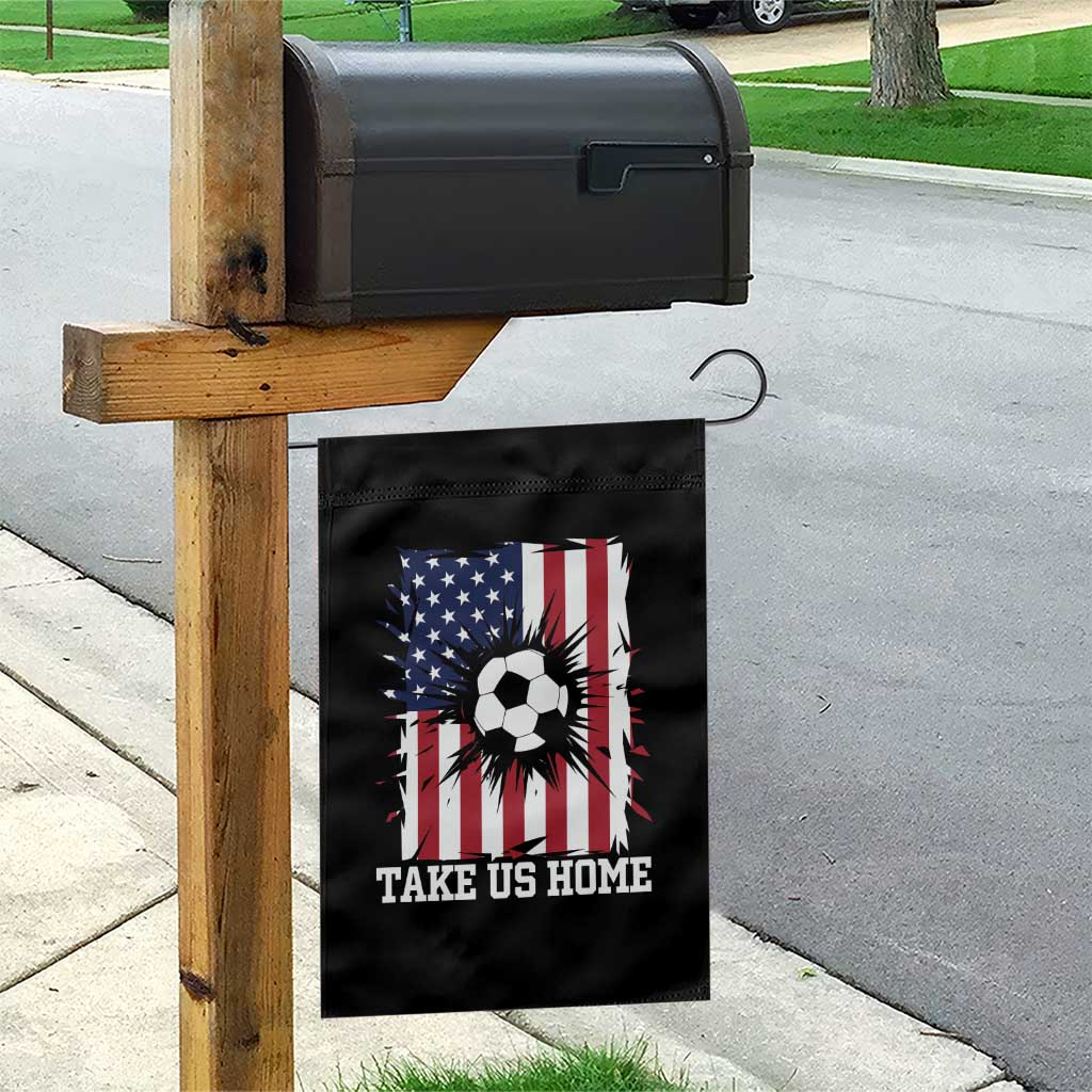USA Soccer Game Day Garden Flag Take Us Home TS12 Print Your Wear
