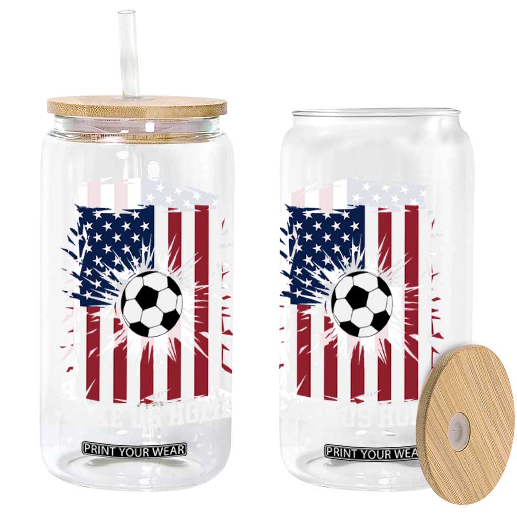 USA Soccer Game Day Glass Can Take Us Home TS12 Print Your Wear