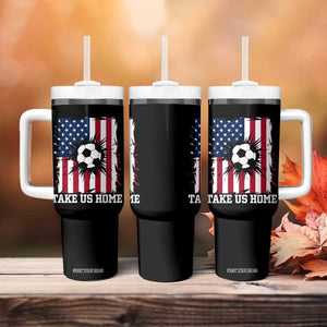 USA Soccer Game Day Tumbler With Handle Take Us Home TS12 Print Your Wear