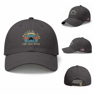 Hammerhead Shark Baseball Cap I Waited All Year For This Week Ocean Lover TS12 Baseball Cap Universal Fit Dark Gray Print Your Wear
