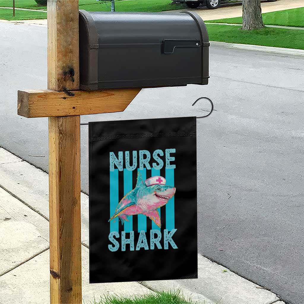 Funny Nurse Shark Garden Flag Medical Worker Appreciation Gift TS12 Print Your Wear