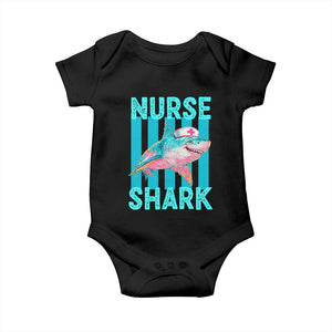 Funny Nurse Shark Baby Onesie Medical Worker Appreciation Gift TS12 Black Print Your Wear
