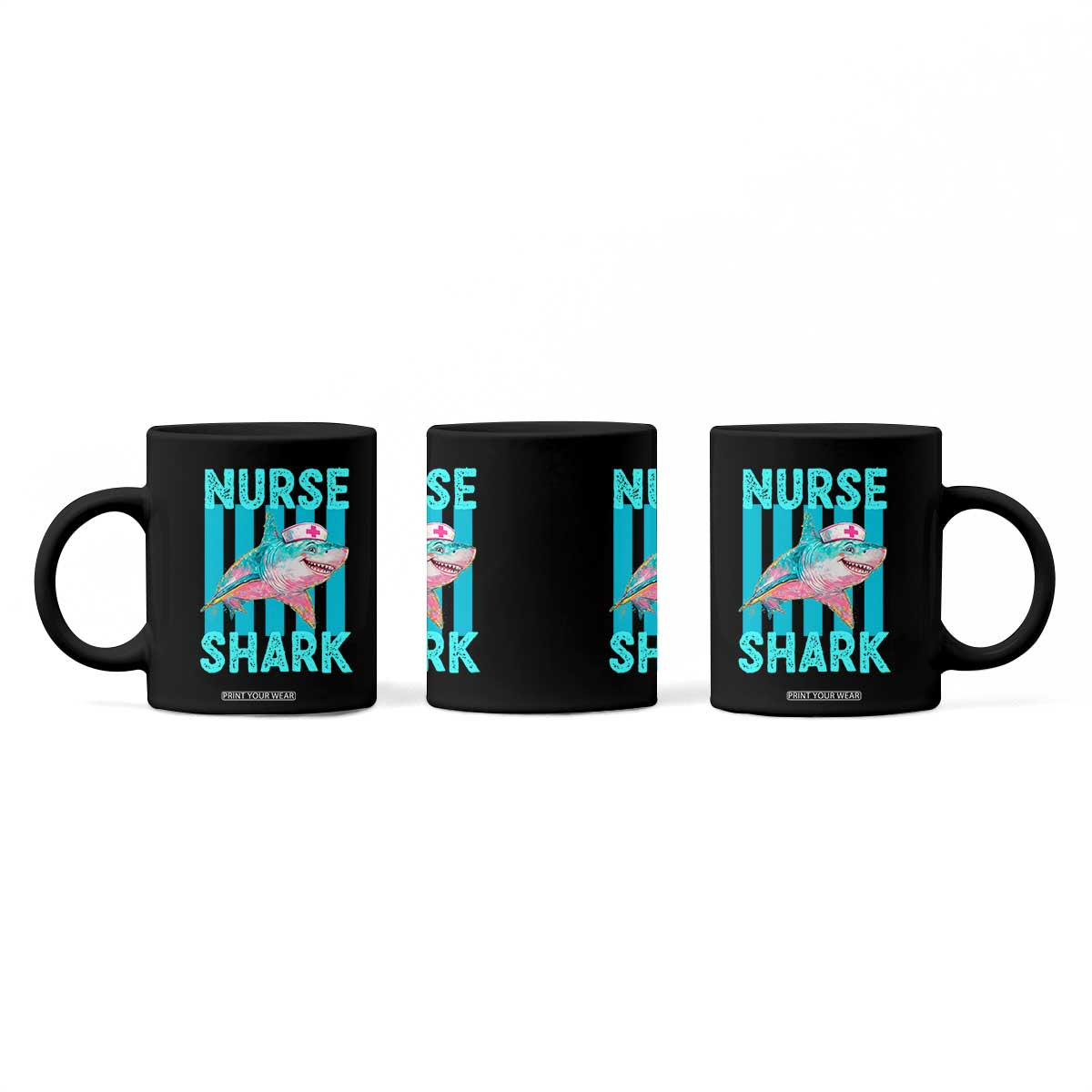 Funny Nurse Shark Coffee Mug Medical Worker Appreciation Gift TS12 Print Your Wear