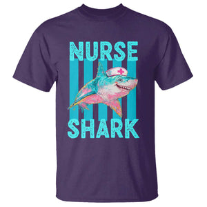 Funny Nurse Shark T Shirt Medical Worker Appreciation Gift TS12 Purple Print Your Wear