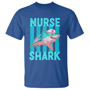 Funny Nurse Shark T Shirt Medical Worker Appreciation Gift TS12 Royal Blue Print Your Wear