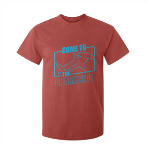 Funny Hammerhead Shark Lover T Shirt For Kid Come To The Shark Side TS12 Red Print Your Wear