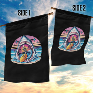 Shark Skeleton Surfer Garden Flag Hawaiian Beach Vacation Gift TS12 Print Your Wear