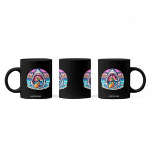 Shark Skeleton Surfer Coffee Mug Hawaiian Beach Vacation Gift TS12 Print Your Wear
