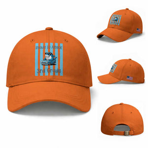 Ready To Attack 3rd Grade Baseball Cap Funny Shark Driving Car Back To School TS12 Baseball Cap Universal Fit Orange Print Your Wear