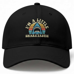 Im A Little Sharktastic Baseball Cap Vintage Shark Lover Week Gift TS12 Print Your Wear