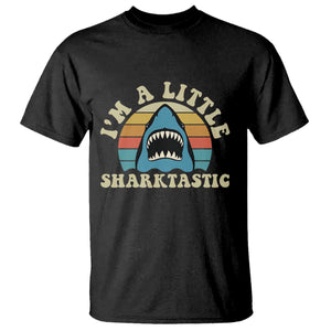 Im A Little Sharktastic T Shirt Vintage Shark Lover Week Gift TS12 Black Print Your Wear