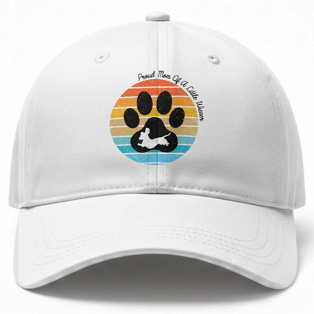 Dachshund Dog Mom Baseball Cap Proud Mom Of A Little Wiener TS12 Print Your Wear