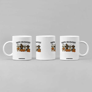 Funny Halloween Dachshund Coffee Mug Happy Halloweenie TS12 Print Your Wear