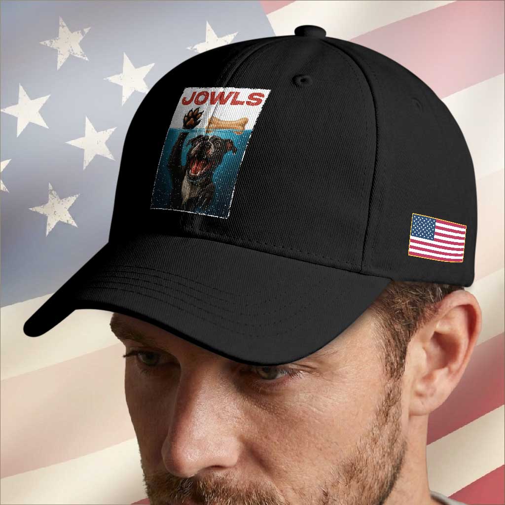 Pitbull Lover Baseball Cap Funny Jowls Horror Dog Poster TS12 Print Your Wear